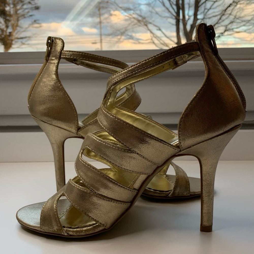 Rampage gold heels
